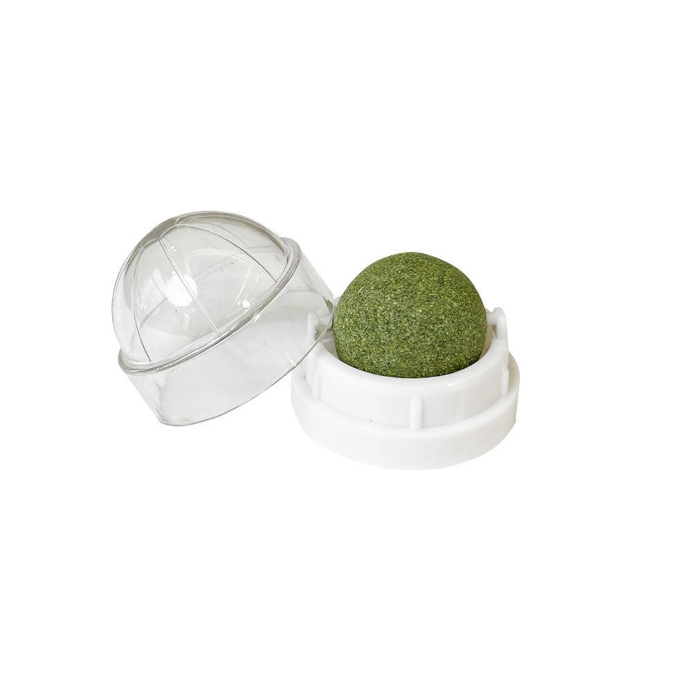 1pcs Cat Toys Catnip Wall Ball Clean Mouth Promote Digestion Kitten Candy Licking Snacks Pet Mint Ball Toys For Cats Cat Accessories