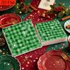 20pcs Disposable Napkins with Snowflake Pattern Print for Wedding,Parties,and Daily Use for Thanksgiving Fall Christmas Table Decoration