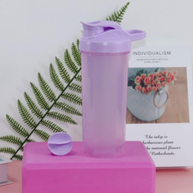 700ML Portable Fitness Water Cup, Meal Replacement Milkshake Cup, Protein Powder Shaker Cup, Graduated Mixing Cup