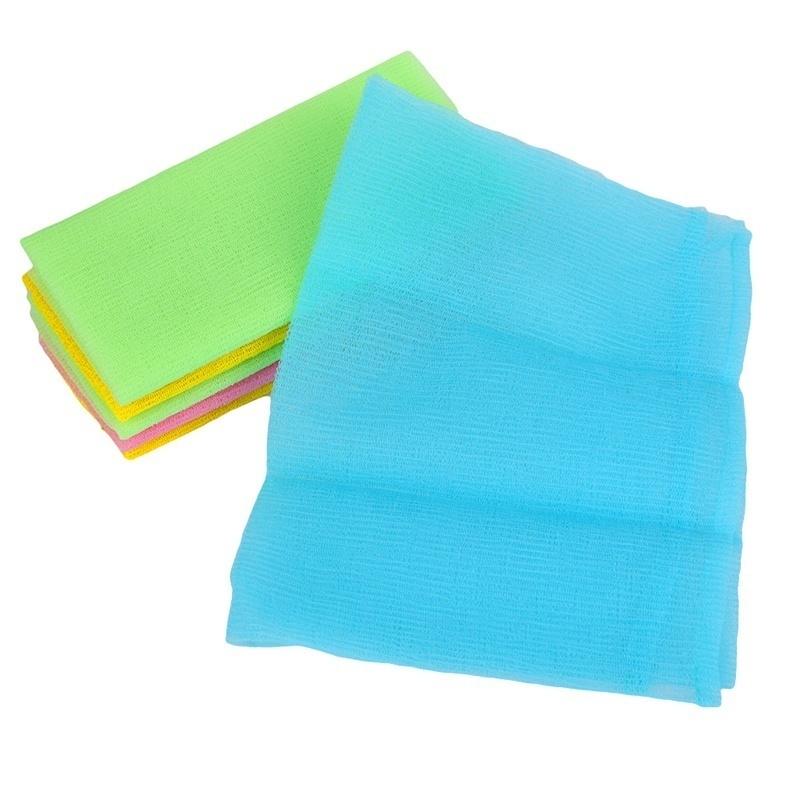 Nylon Mesh Baths Shower Body Wash Clean Exfoliate  Puff Wash Towel Cloth Scrubbers
