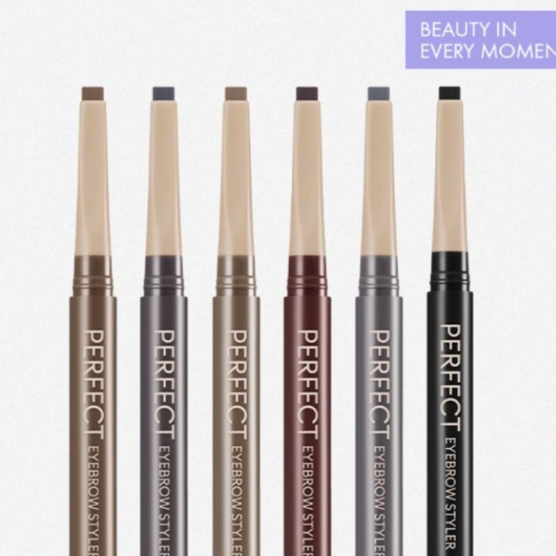 MISSHA Perfect Styler Auto Eyebrow Pencil 0.15g x 2pcs – Long-Lasting Natural Brow Defining Pencil
