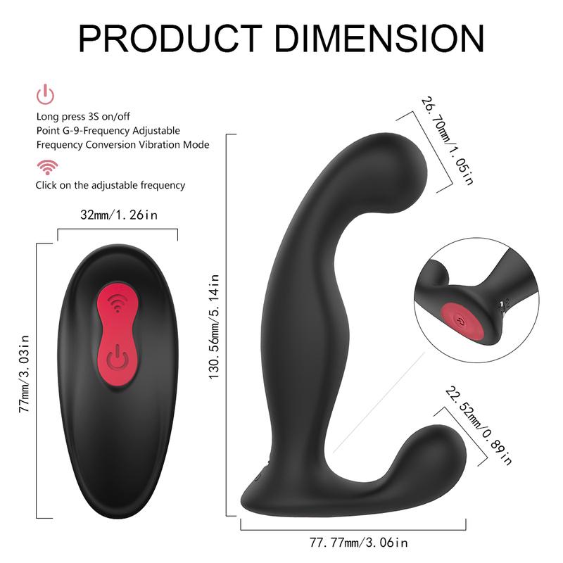 Wholesale Prostate Massage G P Spot Ass Stimulation Anal Sex Toys for Man Vibrator