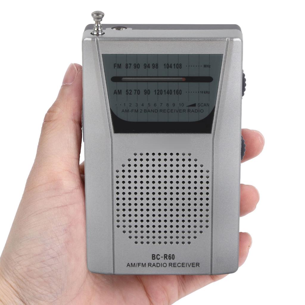 Portable Radio Portable Pocket Small Mini Multifunctional Practical AM FM Transistor Radio Gift