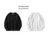 Men's 2025 Trendy Fleece-Lined Round Neck Hoodie for Autumn/Winter - Unique Texture, Long Sleeve