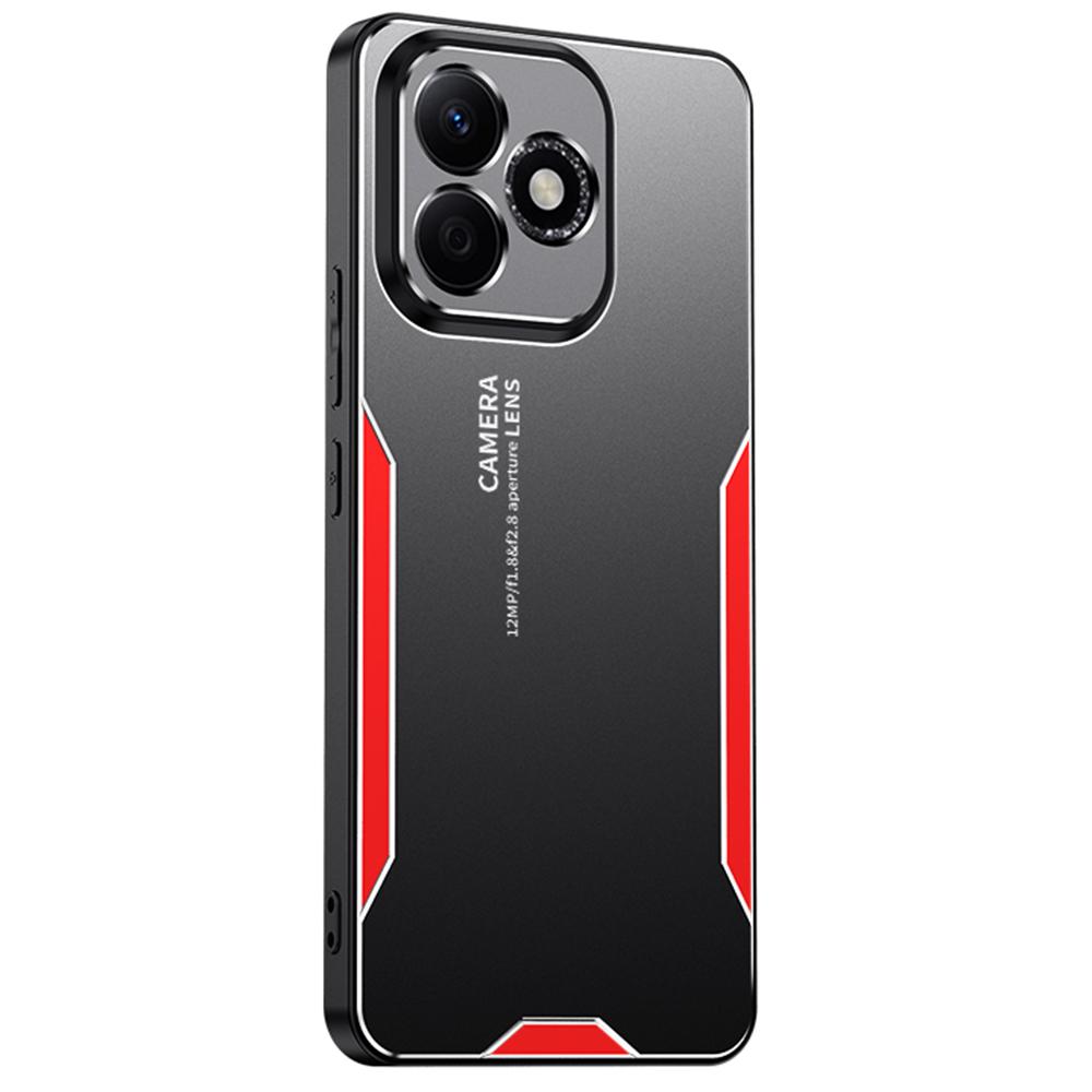 

Для телефону Honor 400 Lite Чохол з алюмінієвого сплаву TPU PC Задня кришка Red