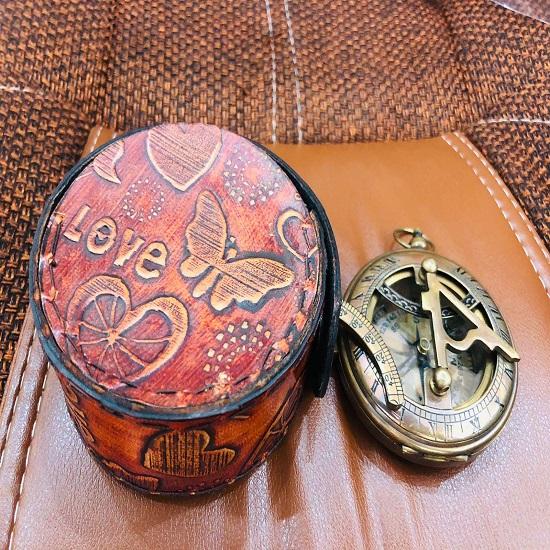 

Brass Copper Sundial Compass Nautical Gift