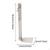 Gardening Hand Tiller Tool Stainless Steel 15.1inch Long Cultivating for Transplanting