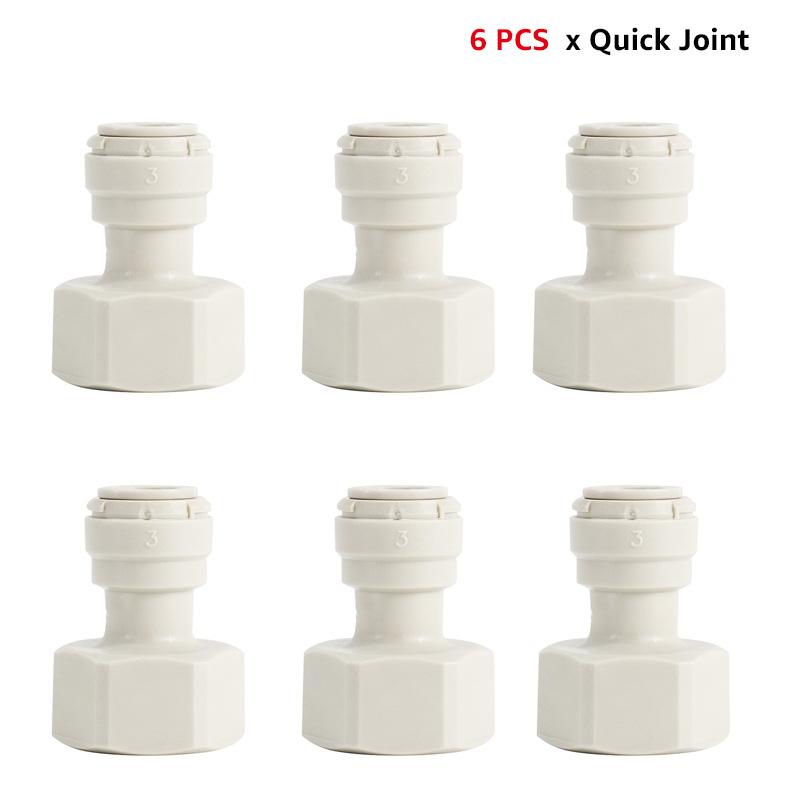 Conector rápido para tubería, ajuste a presión de 3/8'' x rosca hembra de 5/8'', conector rápido adaptador de manguera, uso para acoplador de barril y espiga de grifo de cerveza