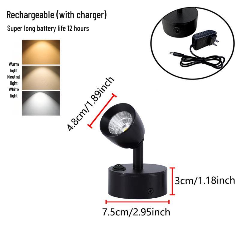 Wireless Jewelry Display Spotlight with Battery