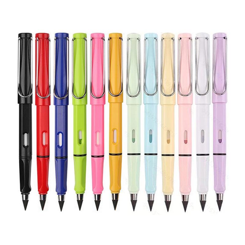 Black Tech Eternal Pencil: No Sharpening, No Ink, Break-Resistant Lead, Posture-Correcting Drawing Tool