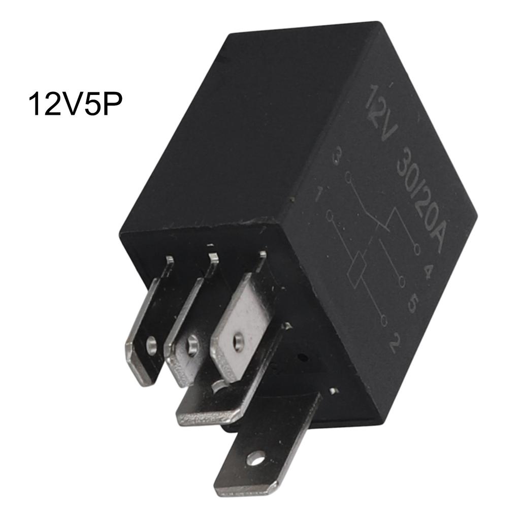 Brass Pins Automotive Relay 30A Relay 5 Pin Relay Compact Size