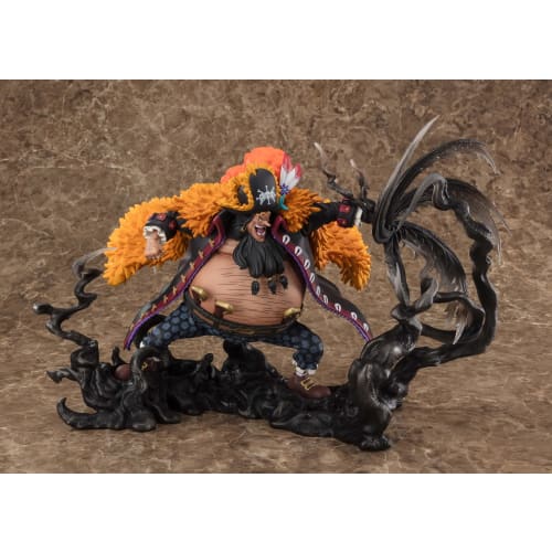 TAMASHII NATIONS Figuarts ZERO Super Fierce Battle One Piece Marshall D. Teach -Yamisui- Approx. 240mm PVC & ABS Pre-painted Complete Figure