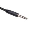 Professional 6.35mm Male to Dual RCA Male Audio Cable HiFi Stereo Aux Adapter for Mixer