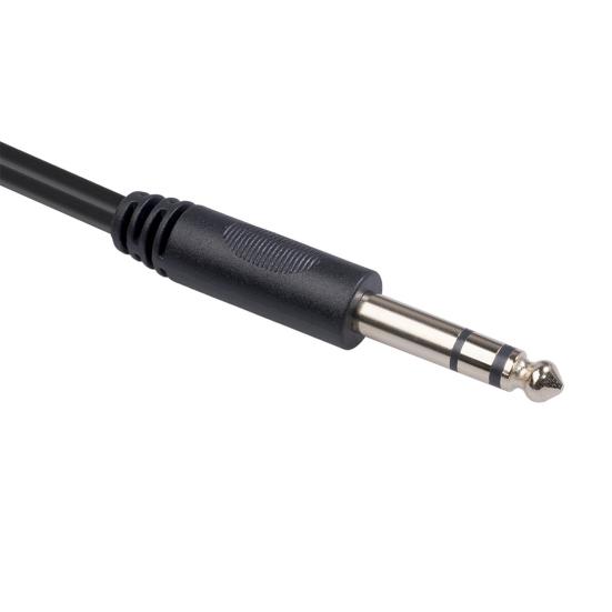 Professional 6.35mm Male to Dual RCA Male Audio Cable HiFi Stereo Aux Adapter for Mixer