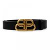 Balenciaga 581690 1ch04 1000 Bb Logo New Thin Belt