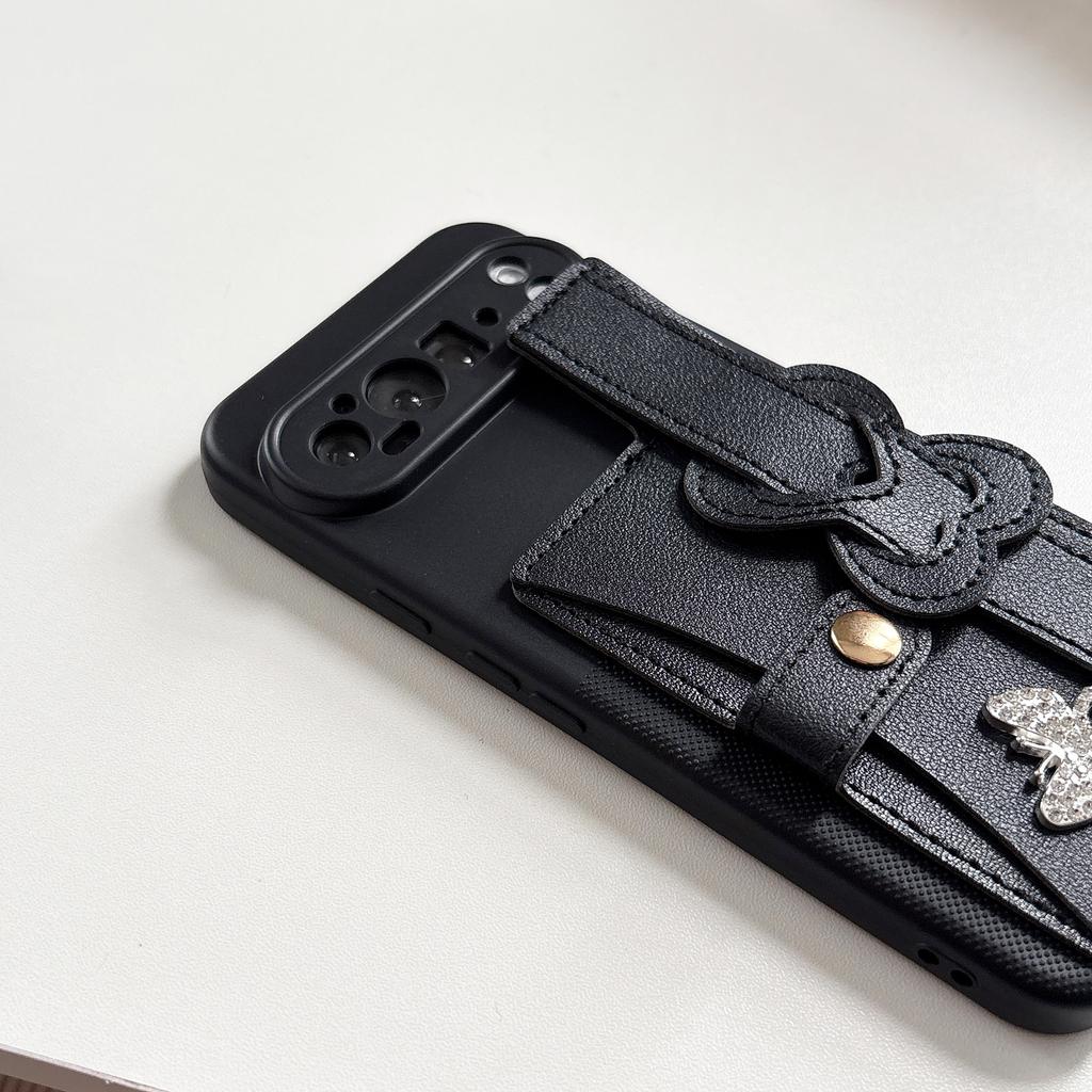 Wristband Holder Flip Wallet Butterfly Phone Case For Nothing CMF Phone 1 2A 3A 4A Pro Nothing Phone 3 3A Lite 2A 4A Soft Cover