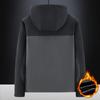 Winter Herren Dick Warm Wasserdicht Parkas Jacken Hut Abnehmbar Herren Wollfutter Fleece Mäntel Herren Parka Übergröße Winterjacke