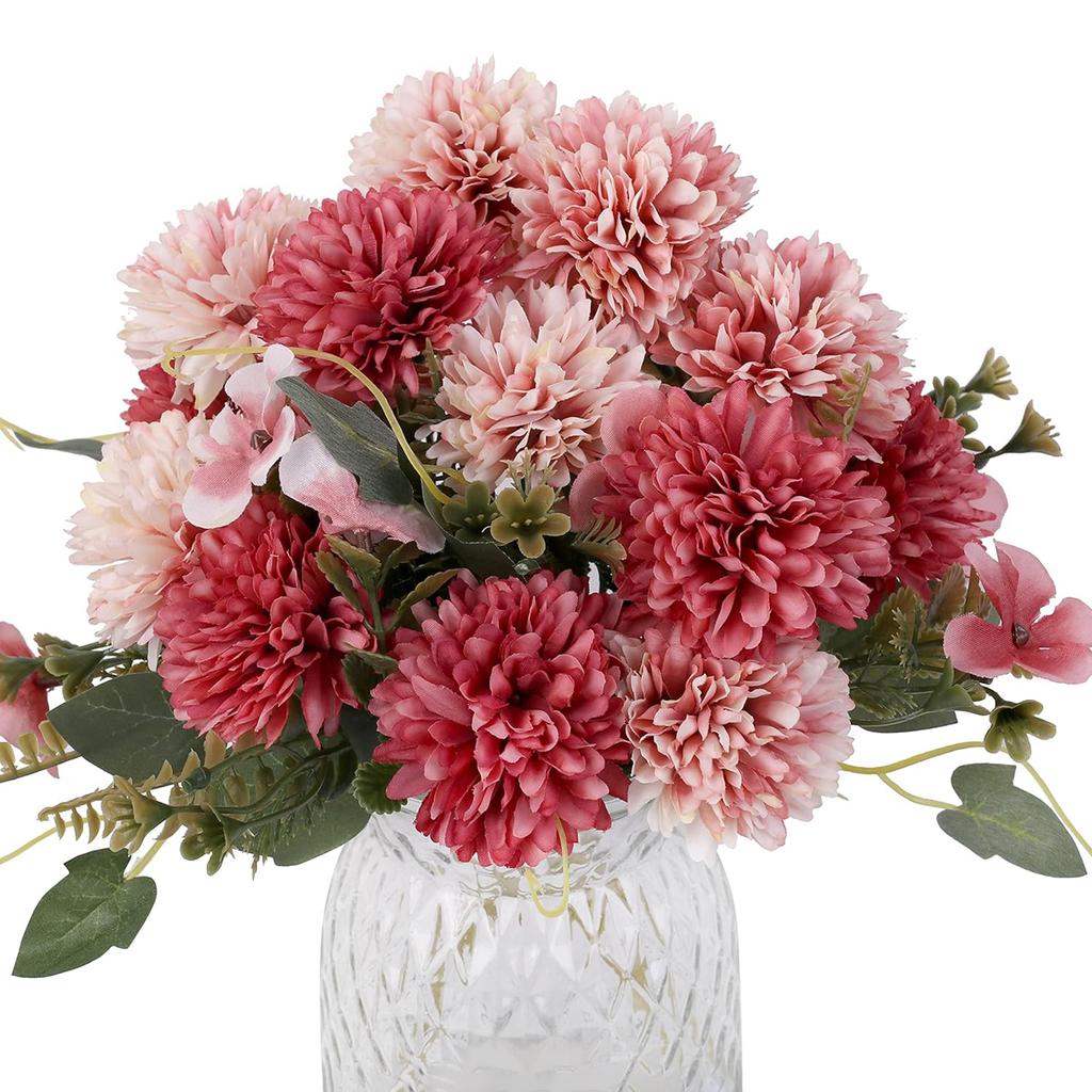 Artificial Flowers Silk Ball Chrysanthemum Outdoor Garden Wedding Bridal Bouquets Home Rome Table Yard Wreath Festival Diy Gifts