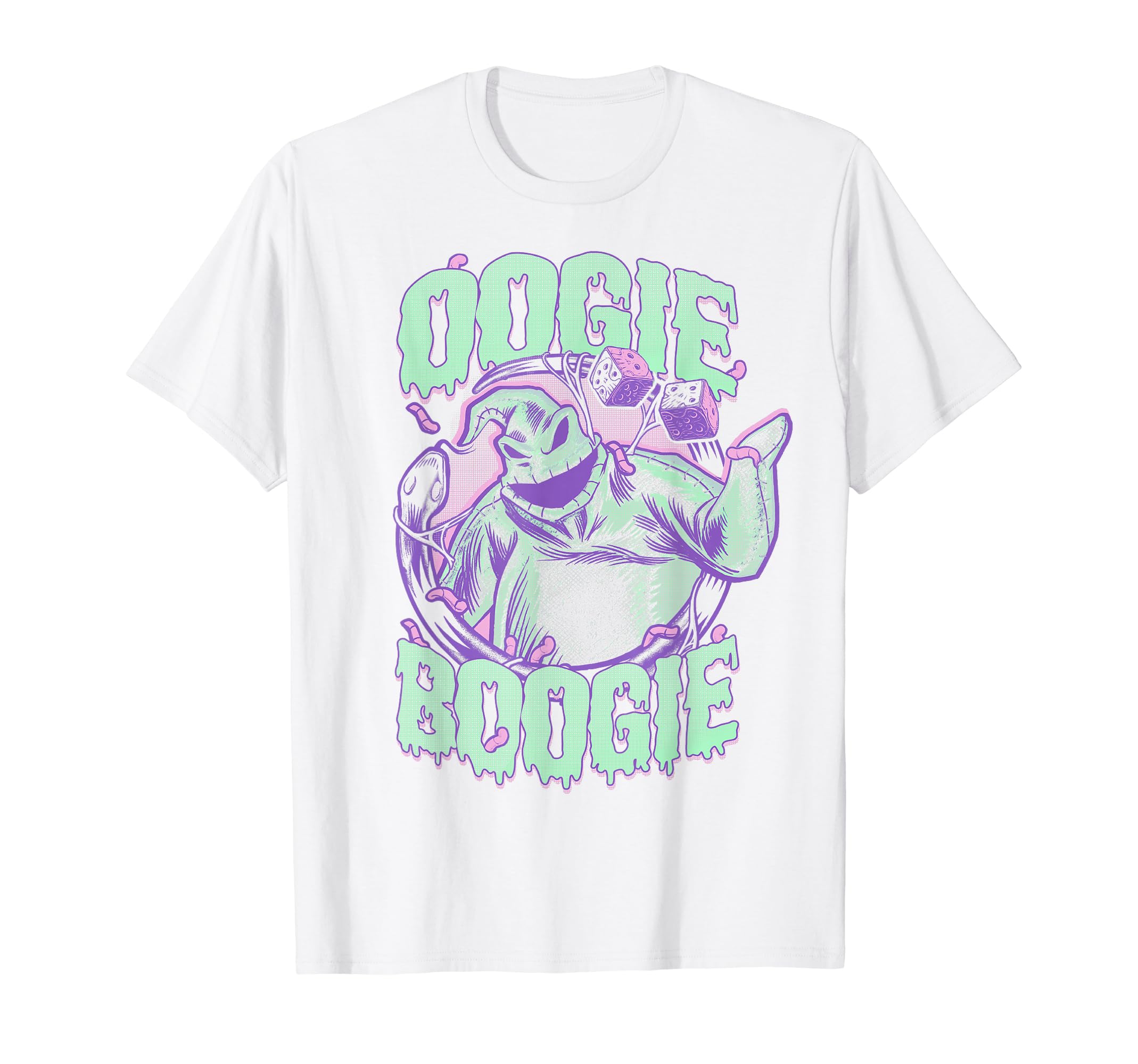 

Футболка с портретом Уги Буги из мультфильма Диснея «Кошмар перед Рождеством»