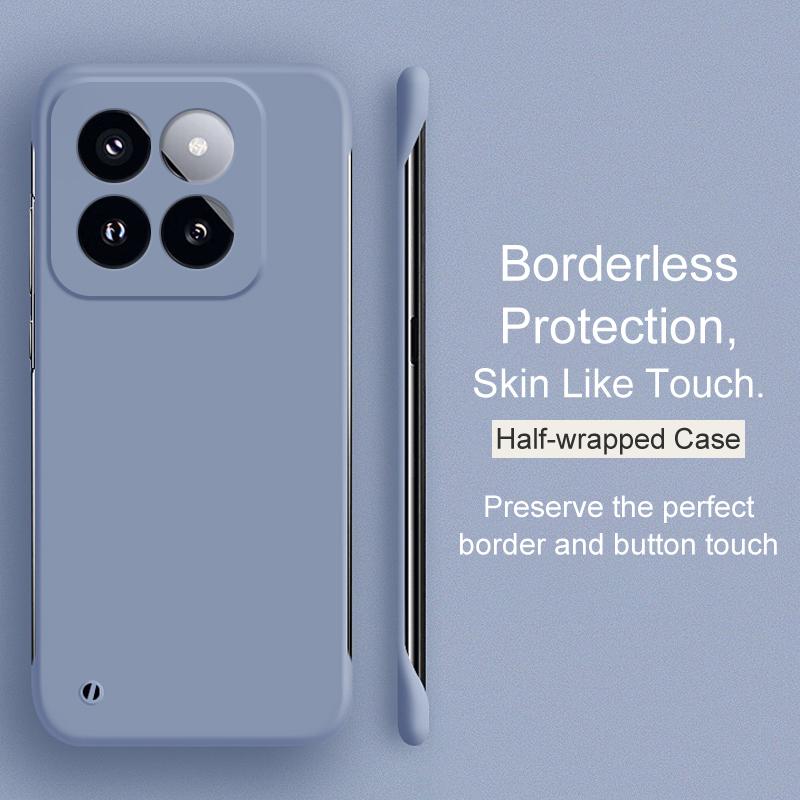 Ultradünne Candy-Color Randlose PC Hartschale Für Xiaomi Mi 14 13 13T 12 12X 12S 11 11T 11i 11X Pro Lite Ultra Rückseite Hülle Coque