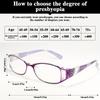 1/3 Sets Womens Hollow Flower Small Frame Reading Glasses +1 0 to +4 0 Lightweight Stylish
