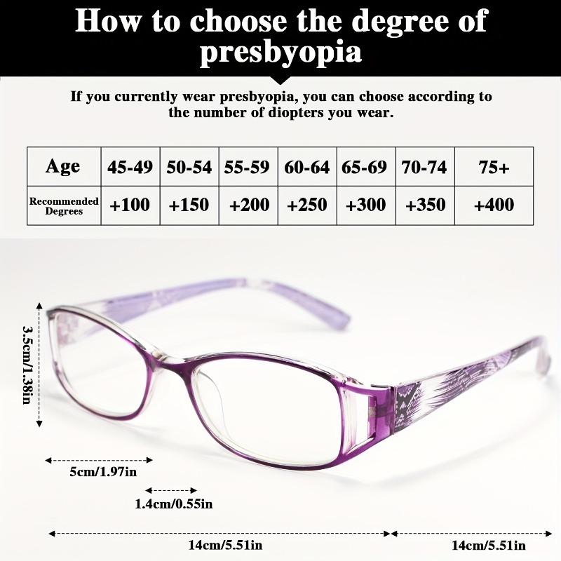 1/3 Sets Womens Hollow Flower Small Frame Reading Glasses +1 0 to +4 0 Lightweight Stylish