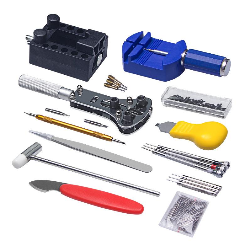 147pcs Watch Repair Tool Kit Watchmaker Link Pin Remover Case Opener Spring Bar Horlogemaker Gereedschap Nh35 Clock Repair Set