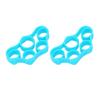 2Pcs Finger Exerciser Soft High Flexibility Silicone Portable Skin Friendly Finger Stretcher for Family Elderly Kids