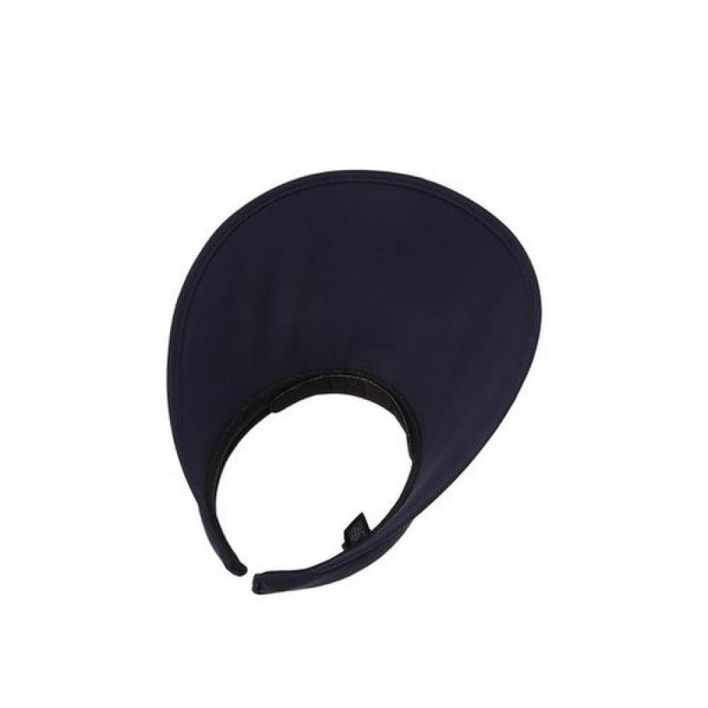 Daks Navy Check Wide Brim Sun Cap Dbhe5e101n2