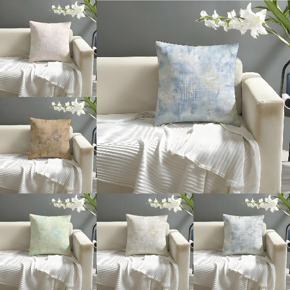 Artistic Abstract Pattern Pillow Case linen pillow case sofa home decor cushion cover cushion cove
