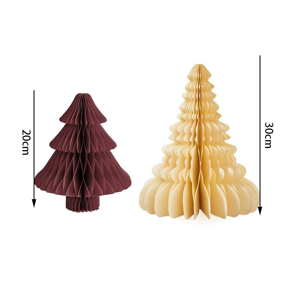 Paper Christmas Tree Christmas Tree Ornaments DIY Folding Desktop Small Christmas Trees Home Decoration Christmas Tree Pendant