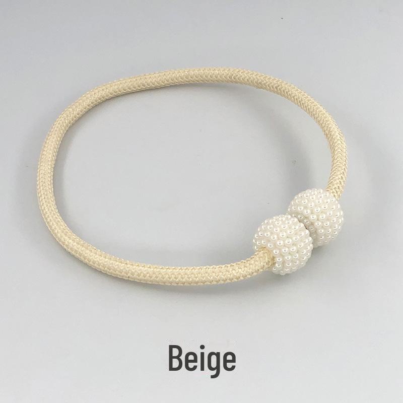 Magnetischer Perlenvorhang-Raffhalter mit hochfester Schnalle