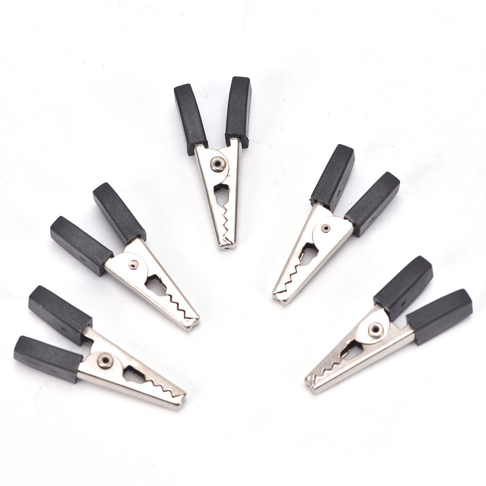 10 x Alligator Crocodile Electrical Clips Assorted Clamps Connectors