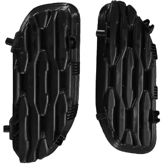 Paire Grille Inférieure Inserts de Calandre Cache-Bordure, Espaceur de Cache Pare-Chocs Inférieur Avant, Compatible 2019-2023 avec Dodge RAM 1500