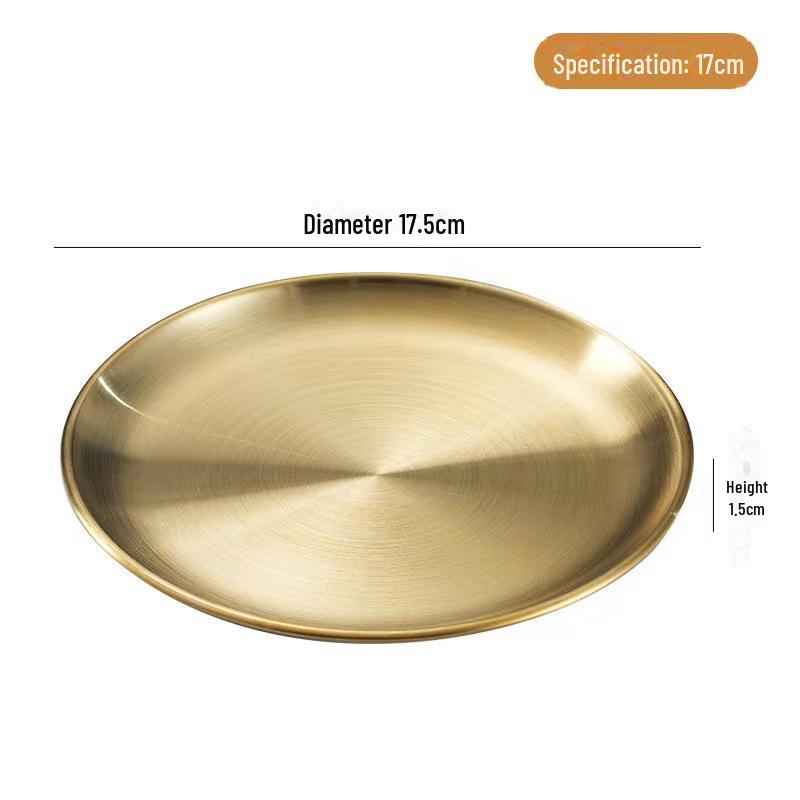 

Корейська тарілка для барбекю з нержавіючої сталі: Універсальне використання для десертів, закусок та фуршетів 201 Steel