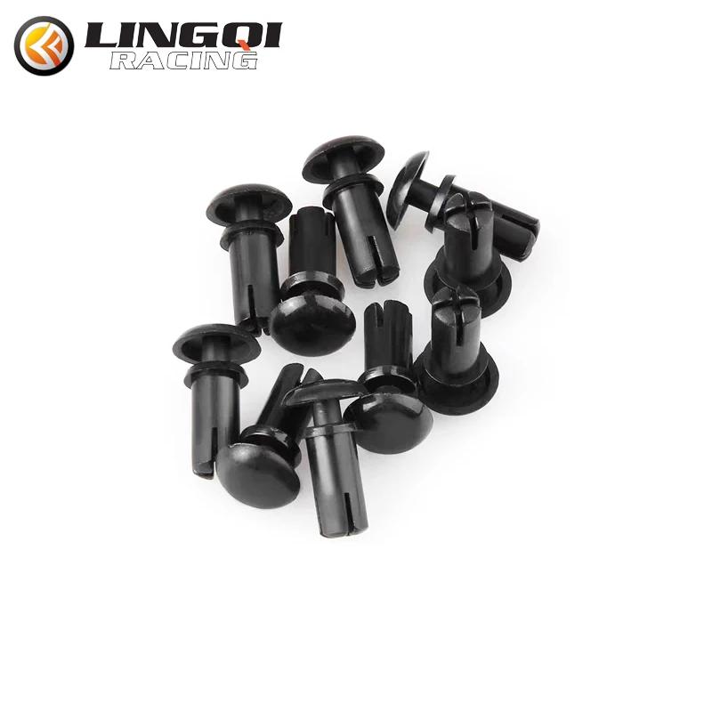 

LINGQI RACING Motorcycle Plastic Expansion Screws For Light Bee X S Dirt Pit Bike Motocross Accessories чёрный