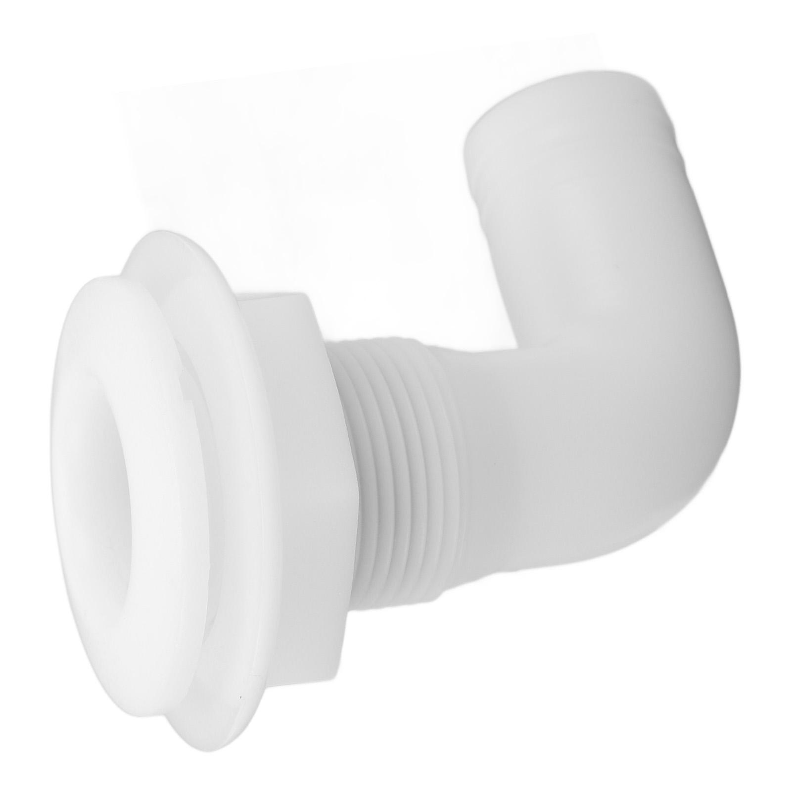 Marine Thru Hull Connector Leakproof Ergonomic   Rugged 90 degrees  Thru Hull Fitting for Yacht Boats