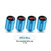 4pcs Car Logo Tire Valve Cover Alloy Wheel Tyre Stem Dust Cap For Ford S-MAX Kuga Mondeo Fusion KA Everest Escape ST Racing