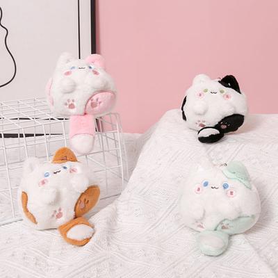 Cat Plush Pendant Cute Fat Body Anime Kitten Plushies Decorative Soft Stuffed