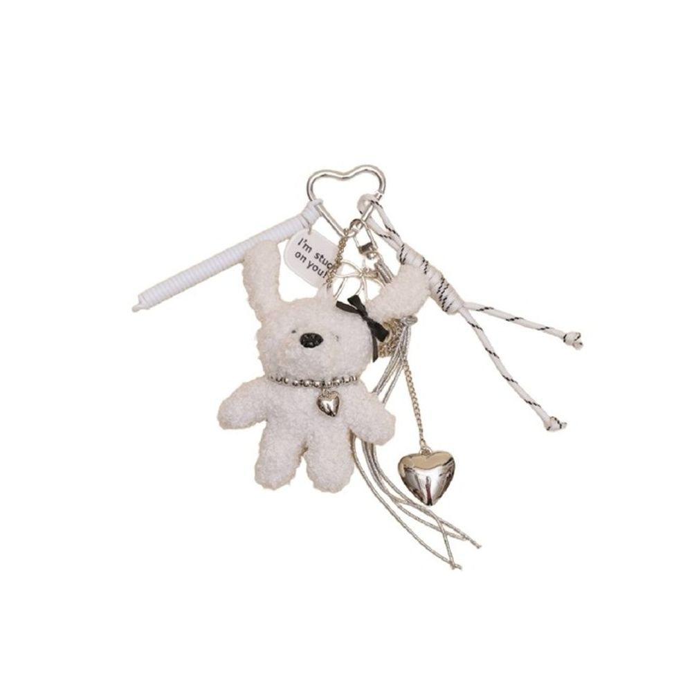 

MOSSGARDEN1919 Boku Boku Брелок з персонажем Мопс Мопс Мопс Цуценя мопса Брелок (Білий) Fluffy Puppy (White)_50MGAC0105