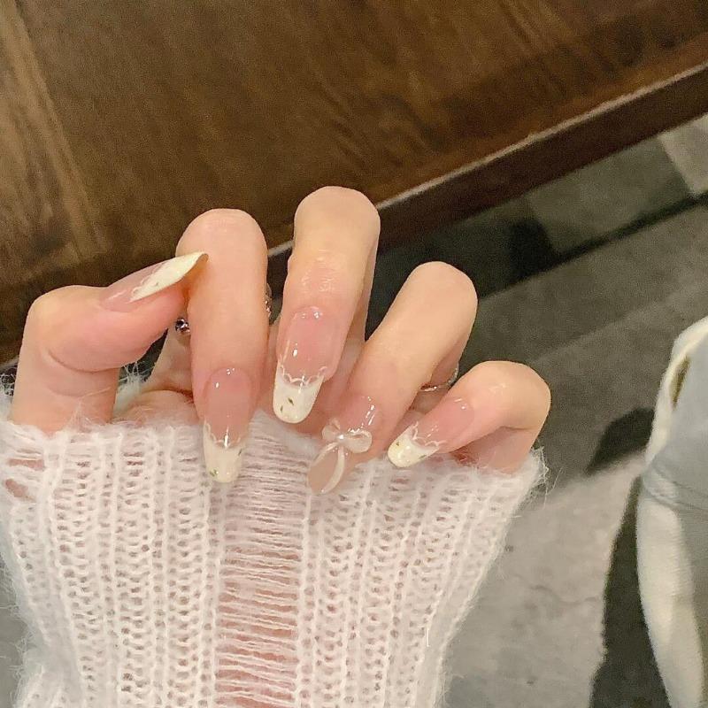 New Ice Flower Nail Art Wear Ins Style Pure All-match Ice Crystal Flower Blush Gradient Cat's Eye Temperament Handmade Nail Art Tool