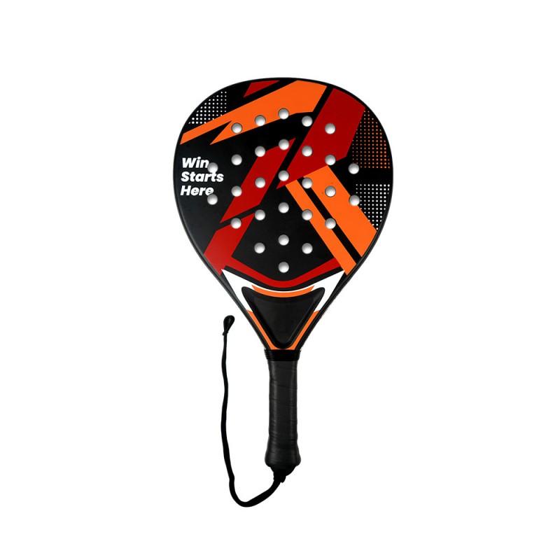 Ultra-Light ABS Paddle Tennis Racket Outdoor Play Carbon-Fiber Look Design Durable Portable