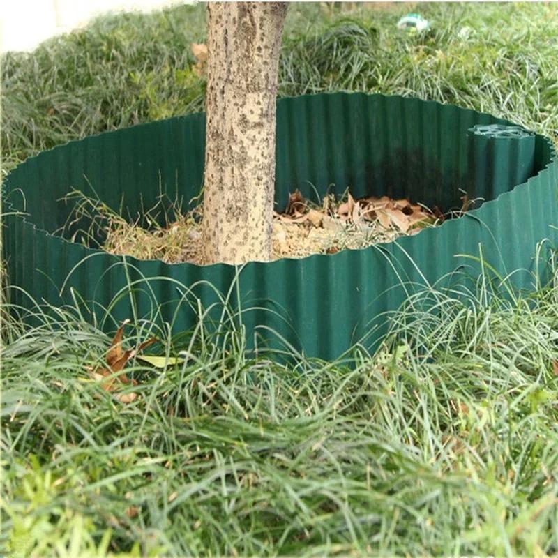 15cm Garden Grass Lawn Edge Border Fence Path Flexible Lawn Edging Border Fence Outdoor Landscape Garden Decor