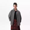 QOTRIOCK American Retro Plaid Long Sleeve Shirt