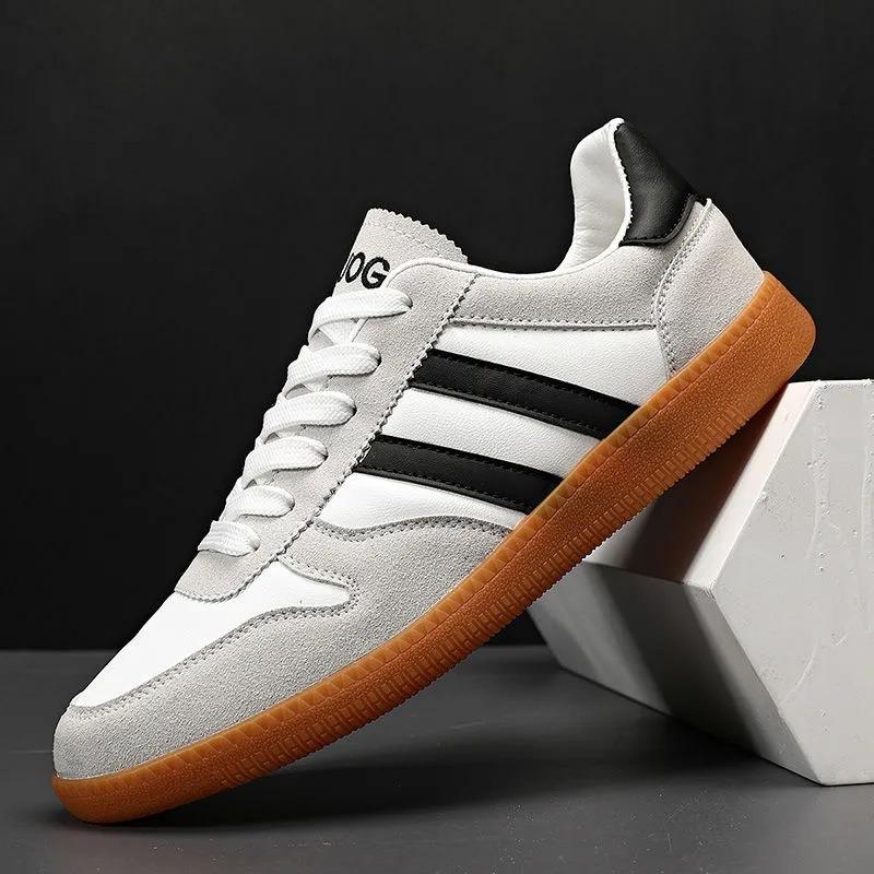 Men's four seasons men's sports trend retro casual shoes flat baseplate shoes little white shoes board shoes