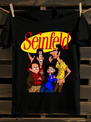Seinfeld TV Show Graphic T-Shirt Mens Tshirt Womens Tshirts with Letters Print Short Sleeves T-Shirt Casual Street Tee Shirt Top