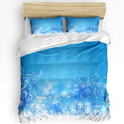Weihnachtsstadt Frohes Neues Jahr Bettbezug Bett Bettwäsche Set Heimtextil Bettdeckenbezug Kissenbezüge Schlafzimmer Bettwäsche Set Ohne Bettlaken
