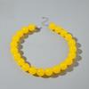 Elegant Bohemia Bead Necklace Exaggerated Adjustable Length Colourful Choker Dopamine Style Geometric Shape Round Necklace