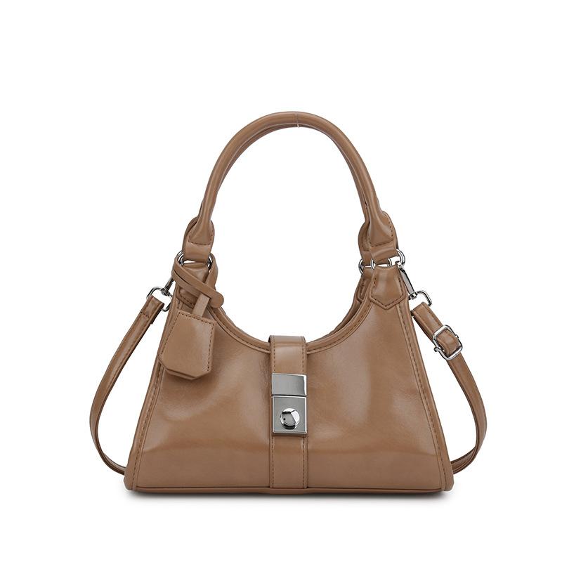 Neue Mode Retro-Stil PRA Schloss Achseltasche tragbare Schulter Umhängetasche Damen