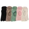 Children's Summer and Spring Absorbent and Anti-slip Five-finger Yoga Socks for Plazi Training and Fitness. Pure Cotton Floor Socks.